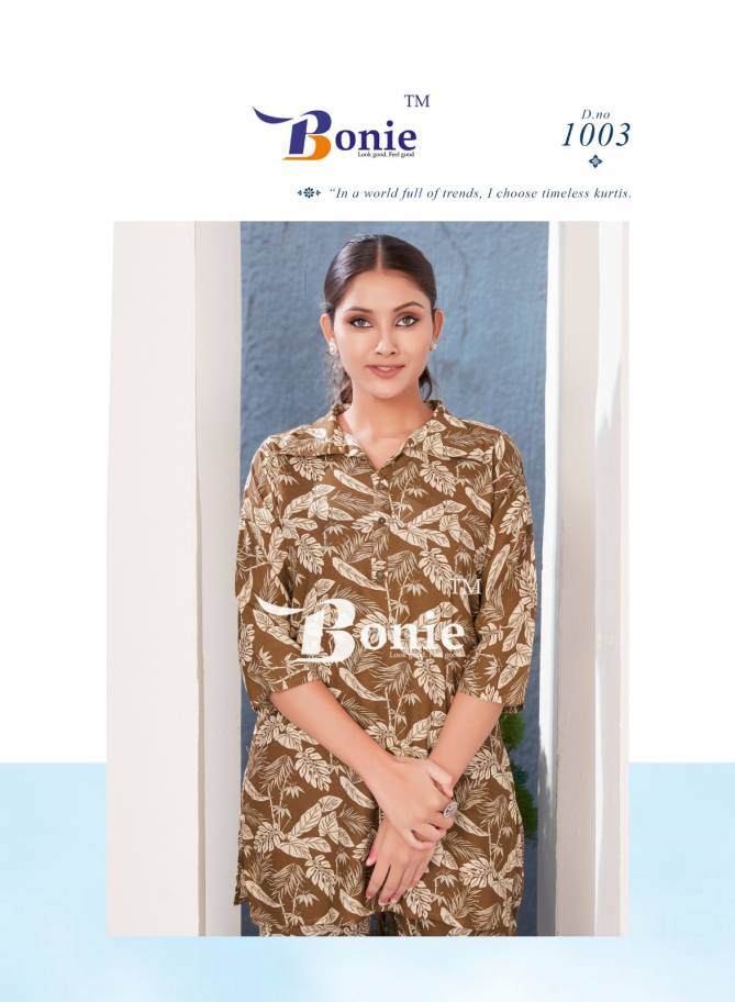 Pearl By Bonie Rayon Printed Cord Set Western Wear Wholesale Shop In Surat